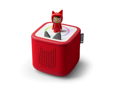 Toniebox 2 Starterset in rot mit Rubie, dem Kreativtonie